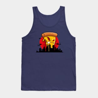 Evil pizza and city Tank Top